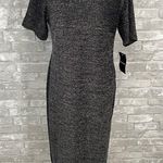 Karina Black Metallic Shimmer Dress Size 12 Photo 0