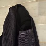 Aerie {M} NWT  Shine Rib One Shoulder Full Coverage One Piece Swimsuit In Black Photo 5