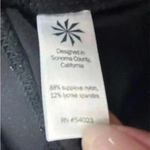 Athleta  Women's Black Yoga Pants Leggings Size M High-Waist Stretch Photo 6