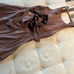 Dissh  Brown Linen Full Length Jumper Size 10 Photo 7