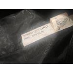 American Vintage Vintage Diana Marco 80s Woman’s Leather Trench Coat Black Witchy Grunge size 20 Photo 7