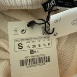 ZARA Cream Ivory Knit Ribbed Lightweight Mini Skirt Size Small NEW Photo 6