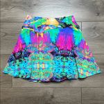 Dona Jo High Rise Tennis Golf Skirt Skort Multicolor Pink Green Size Small Photo 3