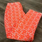 J.Crew  Floral Orange Women's Pants Photo 1