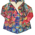 Johnny Was NWT Rico Sherpa Jacket in Floral Print Hooded Cardigan S Photo 1
