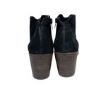 Lucky Brand Keteera Black Leather Open Toe Cut Out Ankle Bootie Boot Size 7 Photo 2