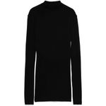 KHAITE  Rolina Top in Black Small Womens Long Sleeve Mock Neck Photo 9