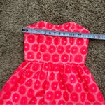 Lilly Pulitzer  Strapless Peyton Pinwheel Organza Dress Hot Pink Photo 8