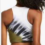 Electric & Rose White Cropped Sports Bra Top Size M Photo 3