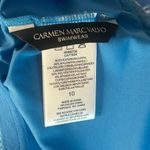 Carmen Marc Valvo Pacific Sunset One Shoulder One Piece Swimsuit Size 10 Photo 3