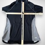 Under Armour  Women's ColdGear Authentics 1/2 Zip Black Gray Pullover Large | EUC Photo 4