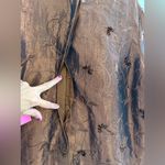 Laura Ashley VTG  Button Down Pattern Shiny Blouse Long Sleeve Brown Size XL 2X Photo 4