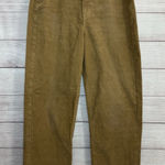American Eagle Corduroy High Rise Mom Jeans Tan Brown Soft Comfy Stretchy Sz 8 Photo 0