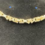 Nina Ricci gold and crystal bow chain necklace Photo 7