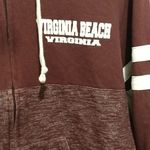 Virginia Beach hoodie Large dark maroon Red Photo 1