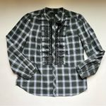 J.Crew  Embellished Button-Up Shirt in Forest Tartan Glen Plaid Size Small NWOT Photo 1