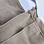 Gap Vintage Y2K Women's Canvas Fire Print Crossbody Messenger Bag Green Small Photo 4