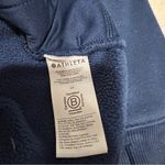 Athleta  Cozy 1/4 Zip Hoodie Sweatshirt Navy Blue Size 2X Photo 6