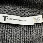 Alexander Wang T  Hoodie Knit Sweater Relaxed Pullover 100% Cotton Black Small Photo 1