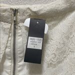 May & July Elegant White Lace Off-Shoulder Dress Photo 4