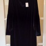 The Limited Black Dress Velvet Velour Womens 2X New Photo 3