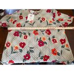 Kathie Lee Womens 18 W Blouse Floral Print Polyester Short Sleeve NWT Grannycore Photo 3