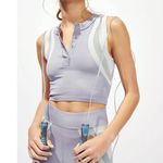 Free People  Movement Free Kick Crop Henley Muscle Tank Photo 0