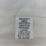 OVI Women Crepe Draped Open Front Collared Jacket Blazer White Size L Photo 4