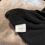 Brandy Melville  Black Ribbed Sweater Long Sleeve Top Women’s One Size EUC Photo 5