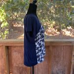 J.Crew Women's Blue Floral Cap Sleeve Top Size S Photo 1