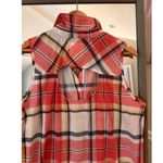 New York Laundry Women's  Red Plaid‎ Shirt Dress 1X Photo 5