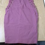 Iris B7 New Womens  Lace Up Dress Mauve Dusty Rose Size Small Photo 2