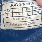 UGGs Women’s High Knitted Black Long Boots Size 6 Style 5819/ F3010H Photo 8