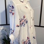Fig and flower shirt top White Size M Photo 2