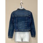 Vervet Los Angeles Puff Sleeve Trucker Button Up Jean Jacket Size XS NWT!!! Blue Photo 2