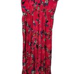 Jessica Simpson Pink Sleeveless Tropical Floral Pink Romper Medium Photo 1