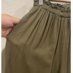 American Eagle Wide Leg Olive Green Pants Photo 2