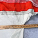 We The Free  Roadside Tee Orange Cream Pullover Swiss Dot Mesh‎ Balloon Sleeves Photo 7