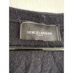 Giorgio Armani Women’s  38‎ V Neck Blue Button-up Wool Sweater Photo 2