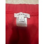Pink Rose  Womans Sweatpants Sz L Red/White NWT Photo 2