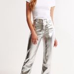 Abercrombie & Fitch Curve Love Ultra High Rise 90s Straight Jeans Photo 0