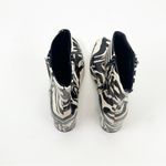 ASOS Designs Faux Leather Zebra Print Side Zip Chunky Heel Chelsea Boots Size 6 Photo 5
