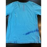 Apres Velo Cycosis Shirt Womens Large DIY‎ Tie Dye Cycling Biker Cyclist READ Blue Photo 12