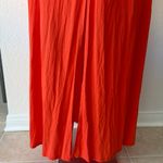 Ann Taylor red-orange halter jersey maxi dress Photo 4