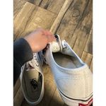 Vans Off the Wall Women’s 8.5 Blue White Pinstripe Tennies Sneakers Tennis Shoes Photo 7