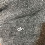 Alo Yoga Soleil Cropped Pullover Turtleneck Sweatshirt in Grey Photo 7