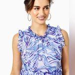 Lilly Pulitzer Jazzy Tiered Dress In Resort White Dont Be Jelly Women's Size XS Photo 3