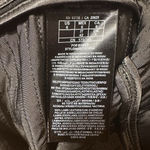 Marciano  Lamb Leather Black Pencil Skirt Back Zip Stretchy Y2K Style Size 6 Chic Photo 4