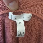 Leith dusty rose drape front cardigan with pockets Photo 2