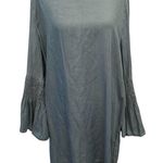 NWT Mossimo size XXL denim dress with long bell sleeves with gather details Blue Photo 0